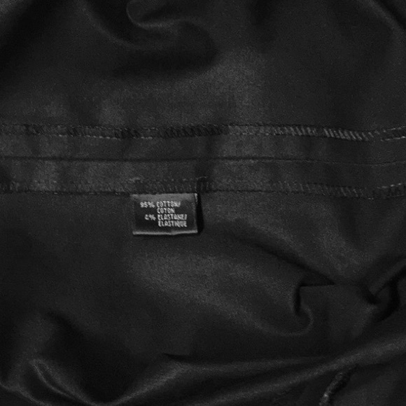 LAFAYETTE 148 Black Cotton Dress Wide Leg Pants - Picture 9 of 9